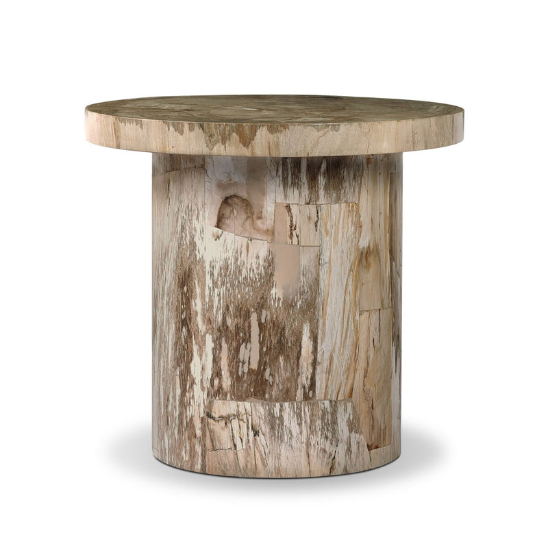 Aida End Table - Light Petrified Wood