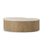 Ingrid Coffee Table - Cappuccino Marble