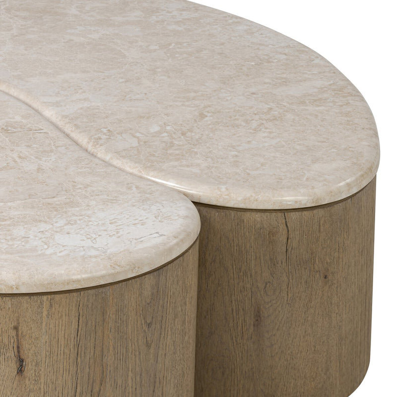 Ingrid Coffee Table - Cappuccino Marble
