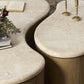 Ingrid Coffee Table - Cappuccino Marble