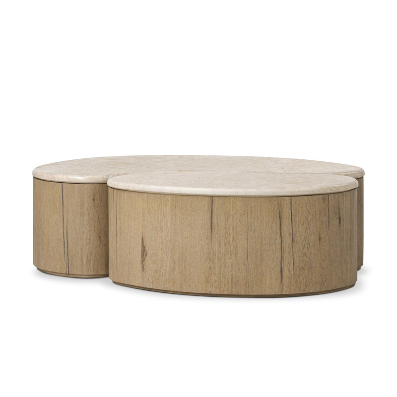 Ingrid Coffee Table - Cappuccino Marble