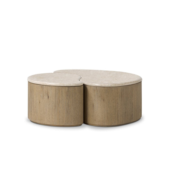 Ingrid Coffee Table - Cappuccino Marble