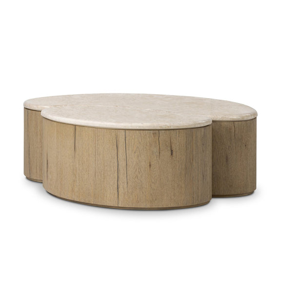 Ingrid Coffee Table - Cappuccino Marble