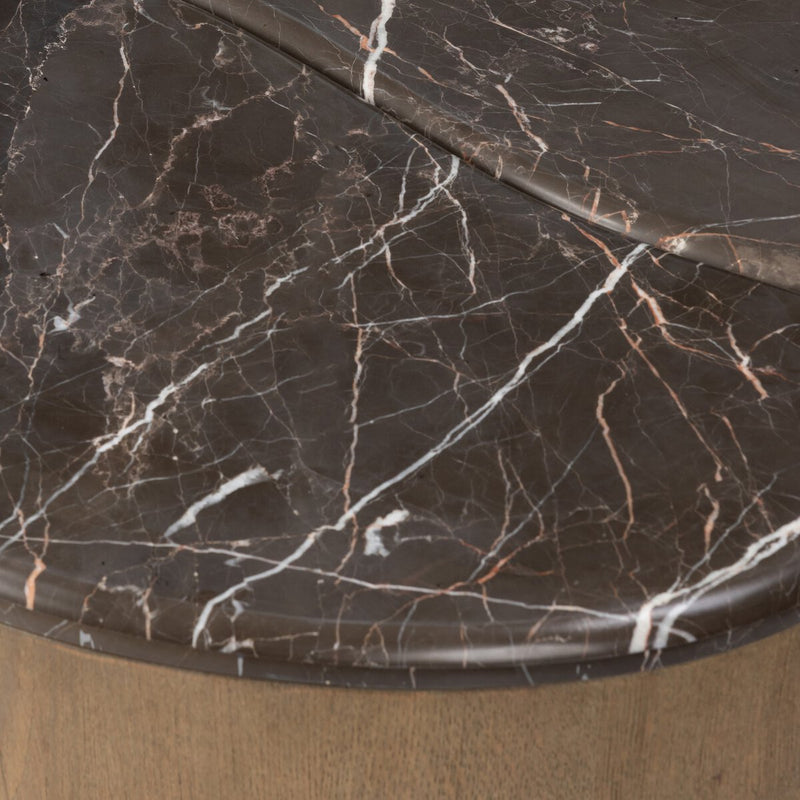 Ingrid Coffee Table - Warm Grey Marble