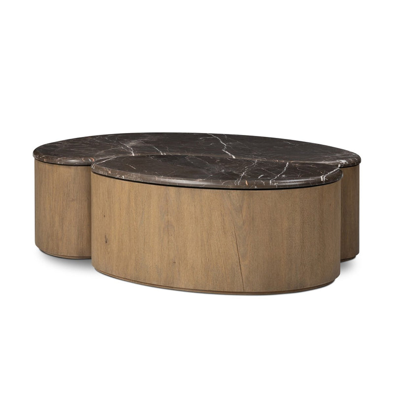 Ingrid Coffee Table - Warm Grey Marble