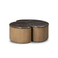 Ingrid Coffee Table - Warm Grey Marble