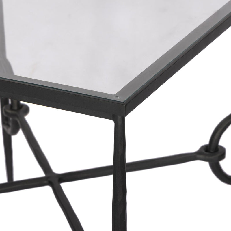 Babylon End Table - Tempered Glass