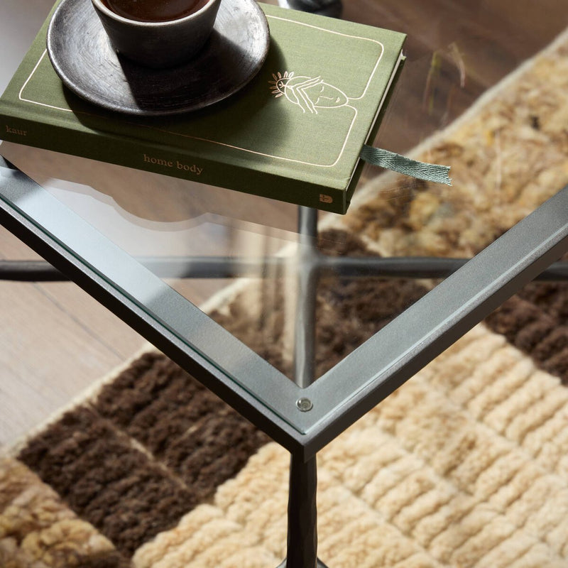 Babylon End Table - Tempered Glass