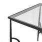 Babylon End Table - Tempered Glass