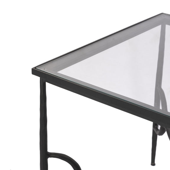 Babylon End Table - Tempered Glass