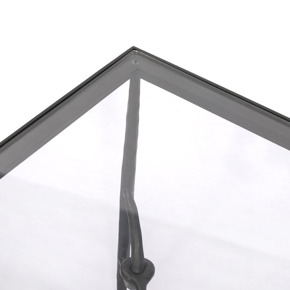 Babylon End Table - Tempered Glass
