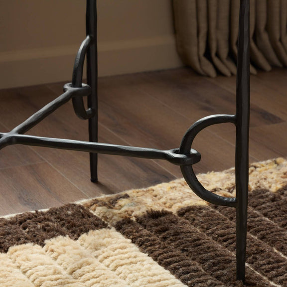 Babylon End Table - Tempered Glass