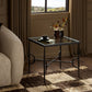 Babylon End Table - Tempered Glass