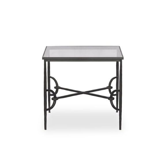 Babylon End Table - Tempered Glass