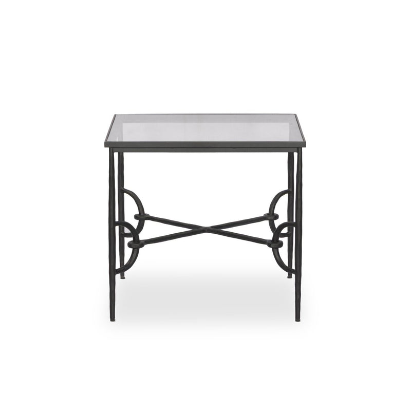 Babylon End Table - Tempered Glass