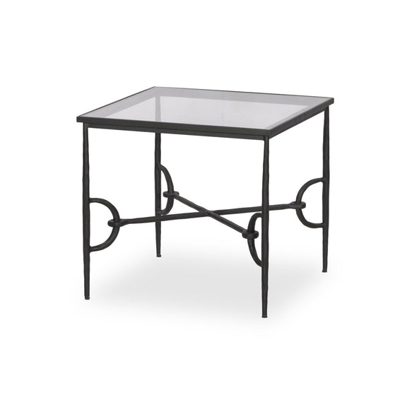 Babylon End Table - Tempered Glass