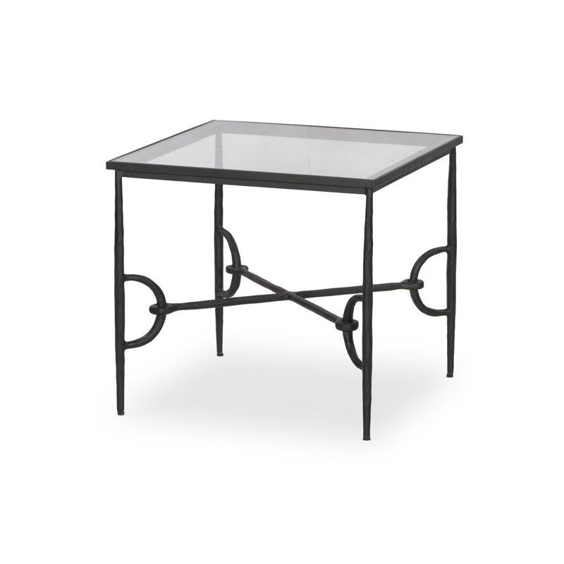 Babylon End Table - Tempered Glass