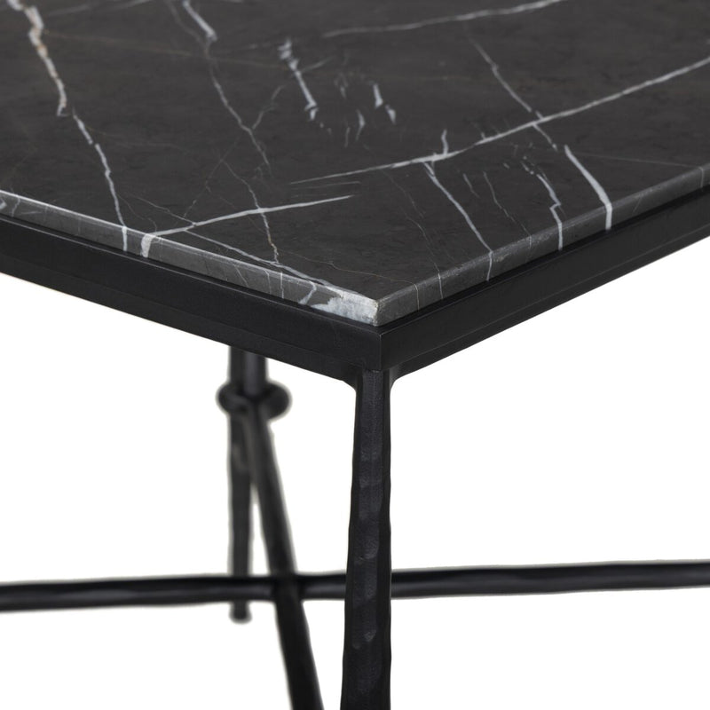 Babylon End Table - Grey Italian Marble