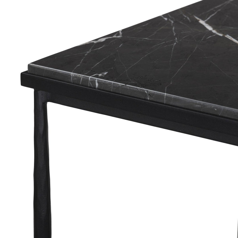 Babylon End Table - Grey Italian Marble