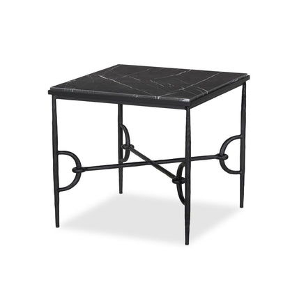 Babylon End Table - Grey Italian Marble
