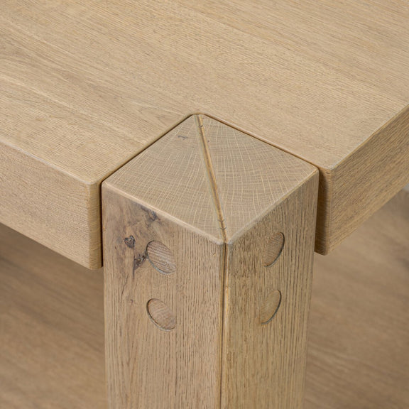 Emmer End Table - Aged Smoked Oak