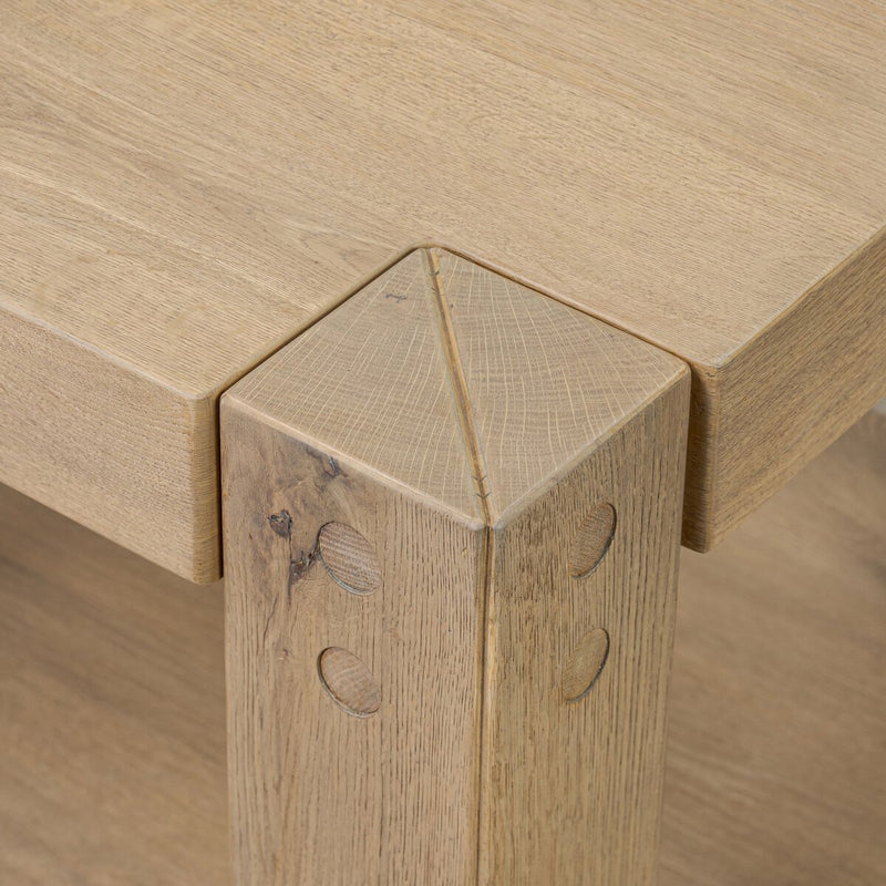 Emmer End Table - Aged Smoked Oak
