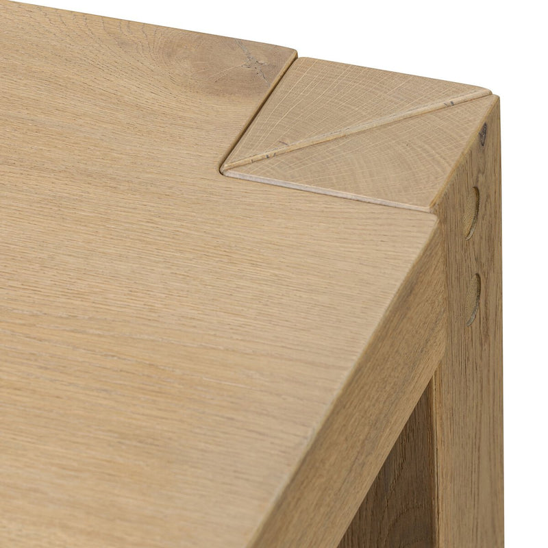 Emmer End Table - Aged Smoked Oak