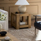 Emmer End Table - Aged Smoked Oak