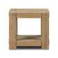 Emmer End Table - Aged Smoked Oak