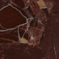 Zion End Table - Merlot Marble