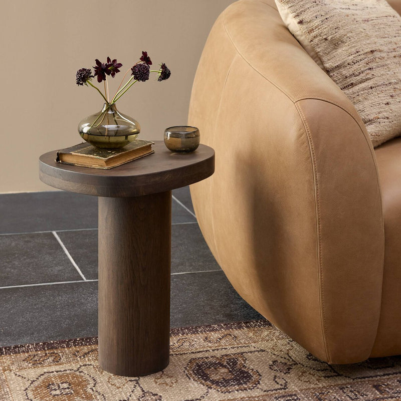 Zion End Table - Grey Tobacco Oak