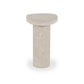 Zion End Table - Cream Marble