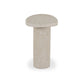 Zion End Table - Cream Marble