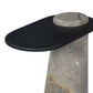 Raz End Table - Gunmetal Aluminum
