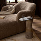 Raz End Table - Gunmetal Aluminum