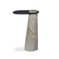 Raz End Table - Gunmetal Aluminum