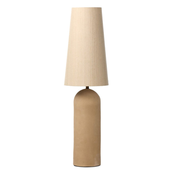 Posie Floor Lamp - Tan Speckled Ceramic