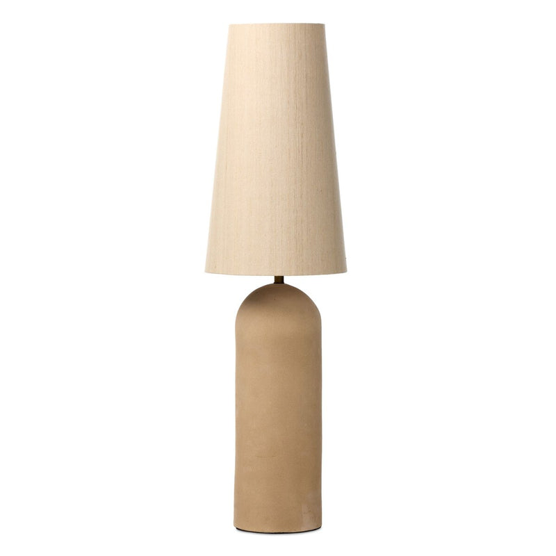 Posie Floor Lamp - Tan Speckled Ceramic