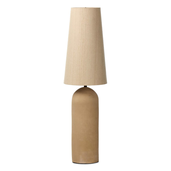 Posie Floor Lamp - Tan Speckled Ceramic