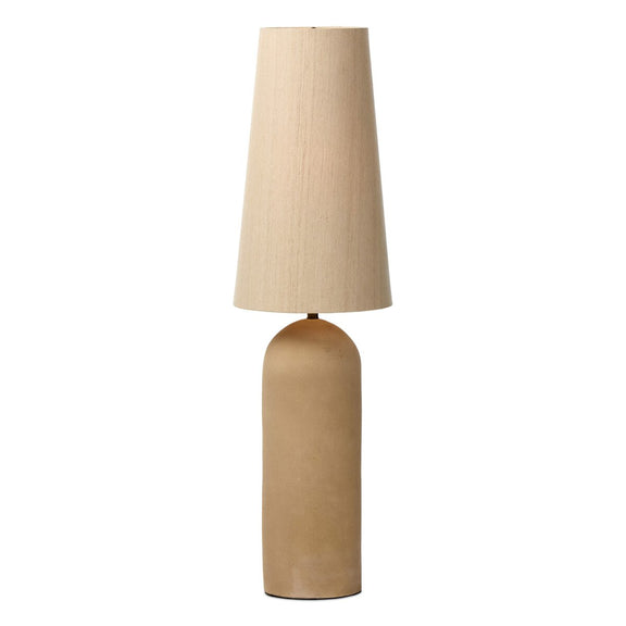 Posie Floor Lamp - Tan Speckled Ceramic