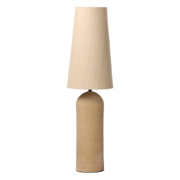 Posie Floor Lamp - Tan Speckled Ceramic