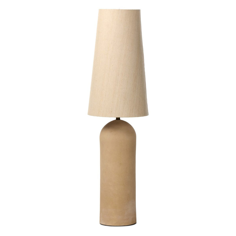 Posie Floor Lamp - Tan Speckled Ceramic