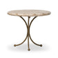 Sylas End Table - Fossil Marble