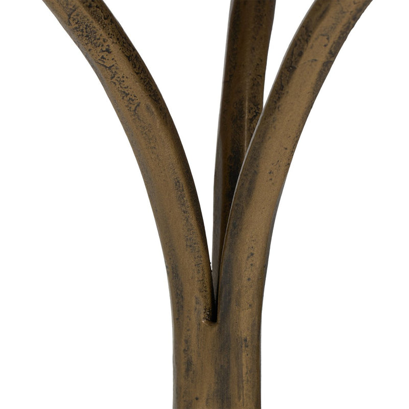 Sylas End Table - Fossil Marble