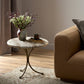 Sylas End Table - Fossil Marble