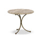 Sylas End Table - Fossil Marble