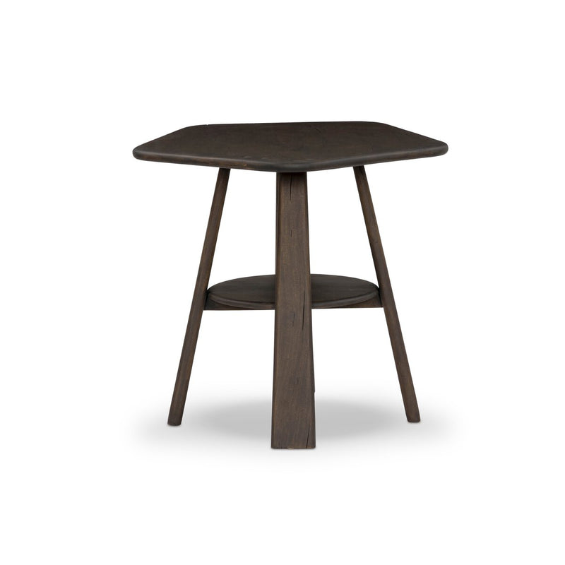 Brennon End Table - Aged Belgium Bleach
