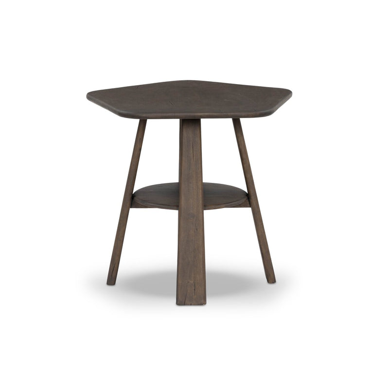 Brennon End Table - Aged Belgium Bleach