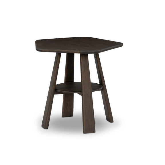 Brennon End Table - Aged Belgium Bleach