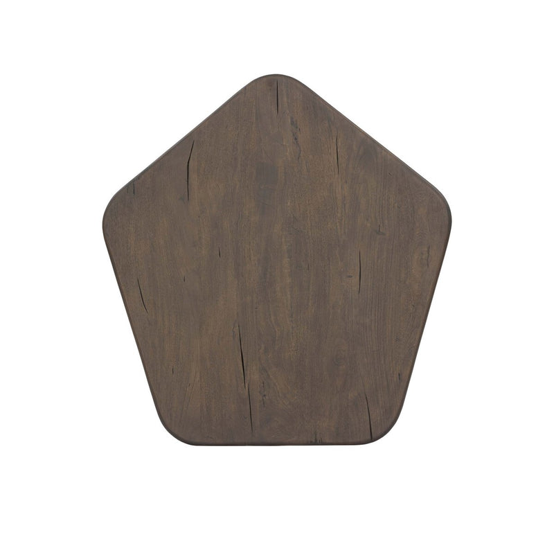 Brennon End Table - Aged Belgium Bleach